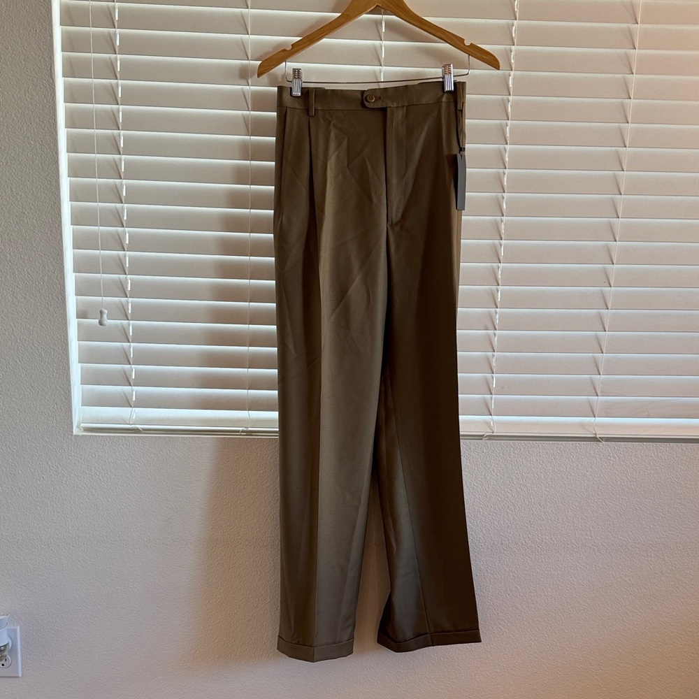 Zanella Men's Brown Khakis